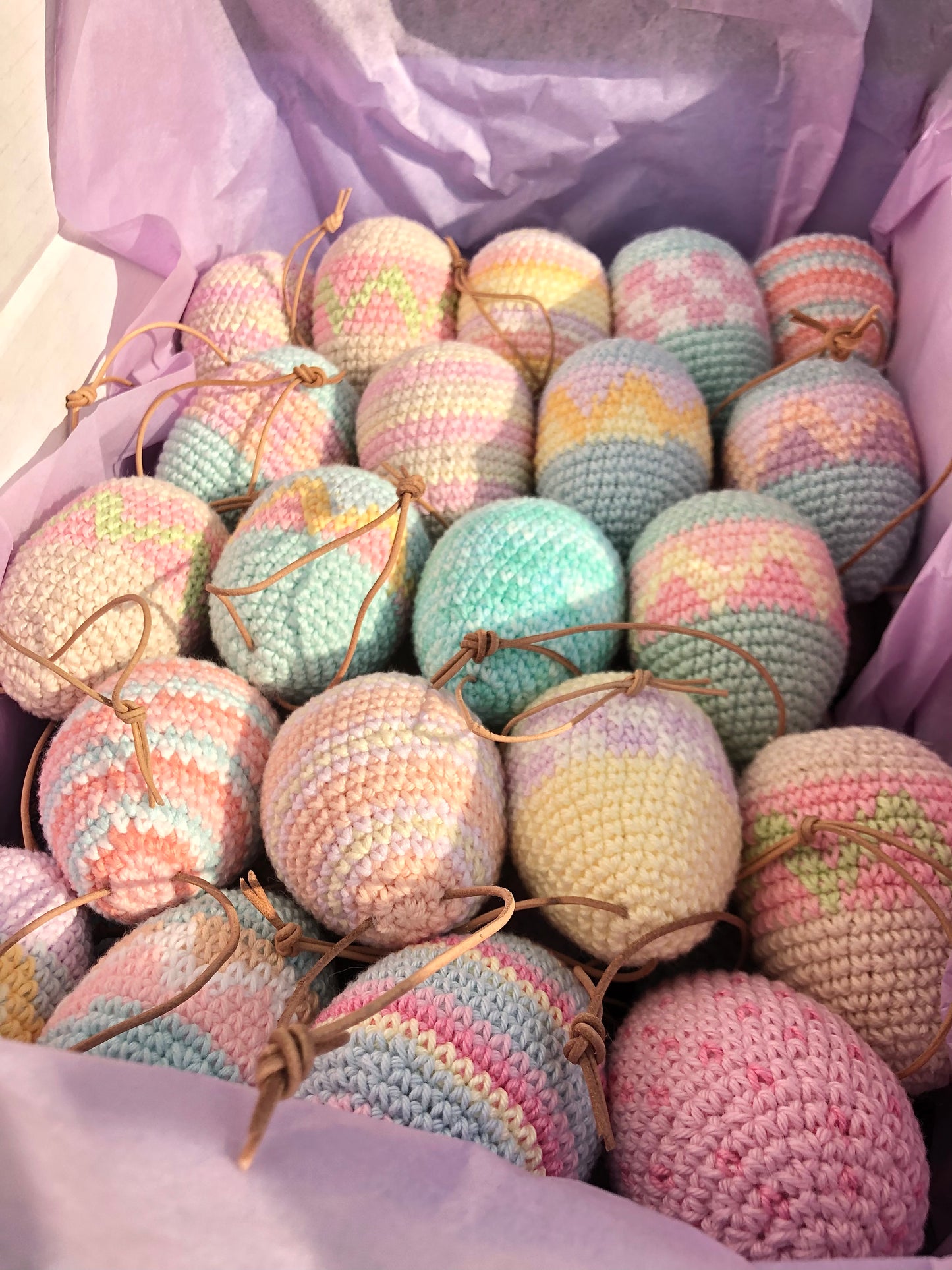 Easter egg crochet pattern