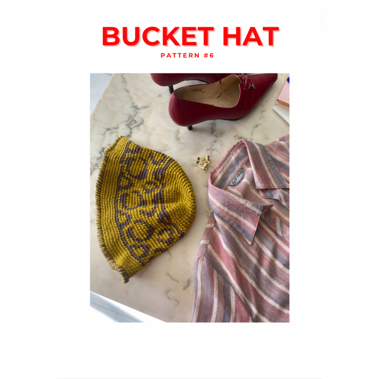 Bundle - 6 bucket hat patterns