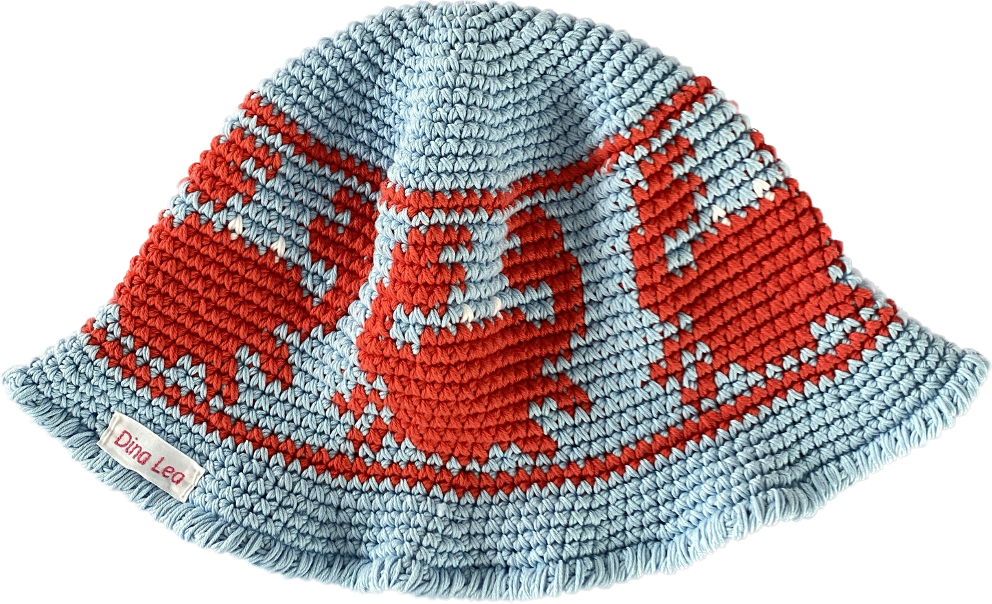 Crab bucket hat crochet pattern