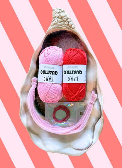 Candy canes - crochet kit (4 color options)