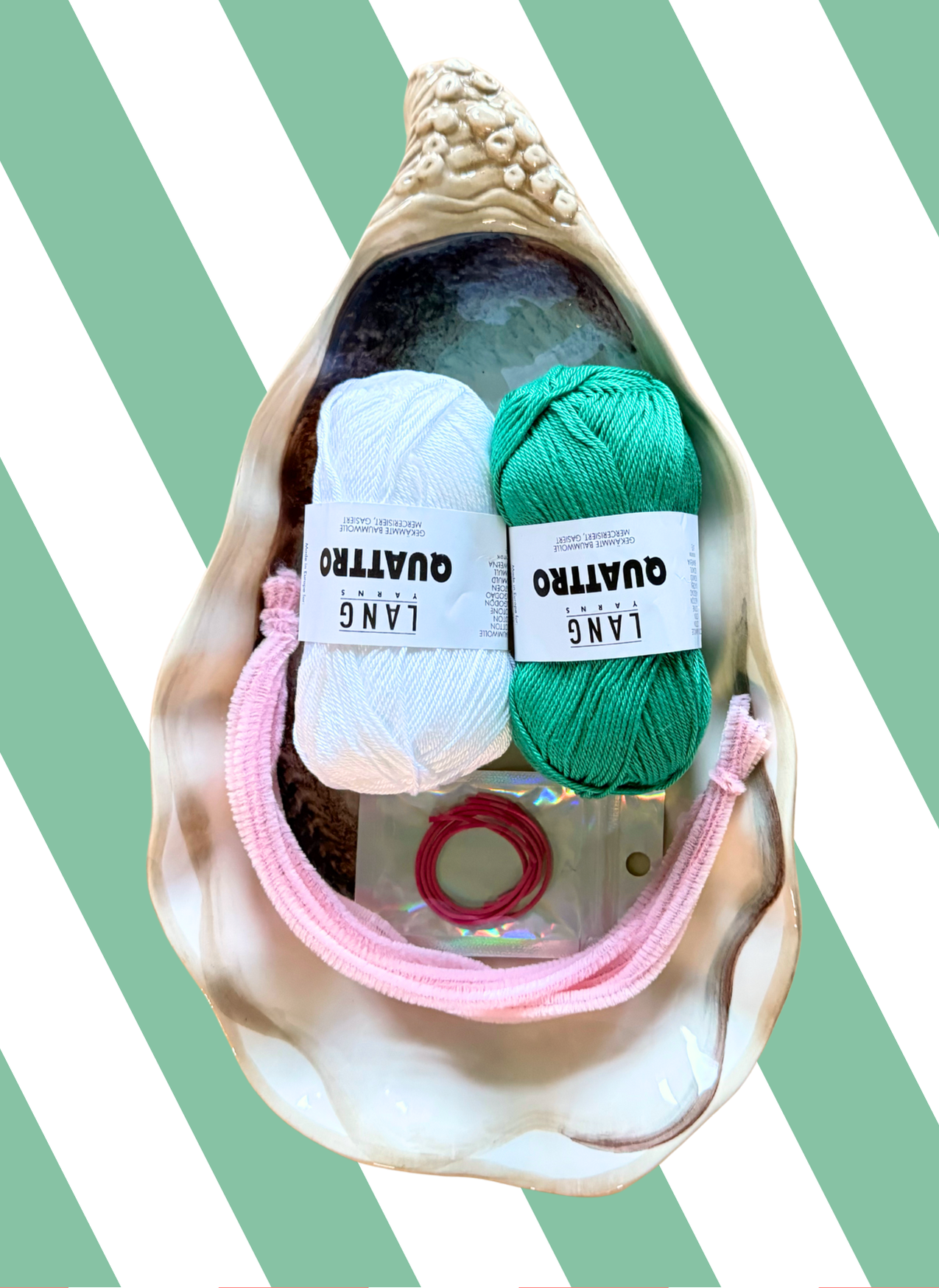 Candy canes - crochet kit (4 color options)