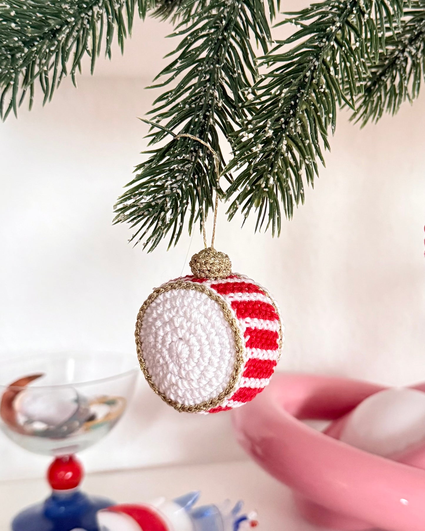 Christmas drum crochet pattern