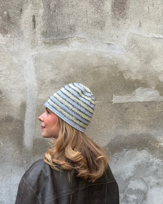 Striped beanie crochet pattern