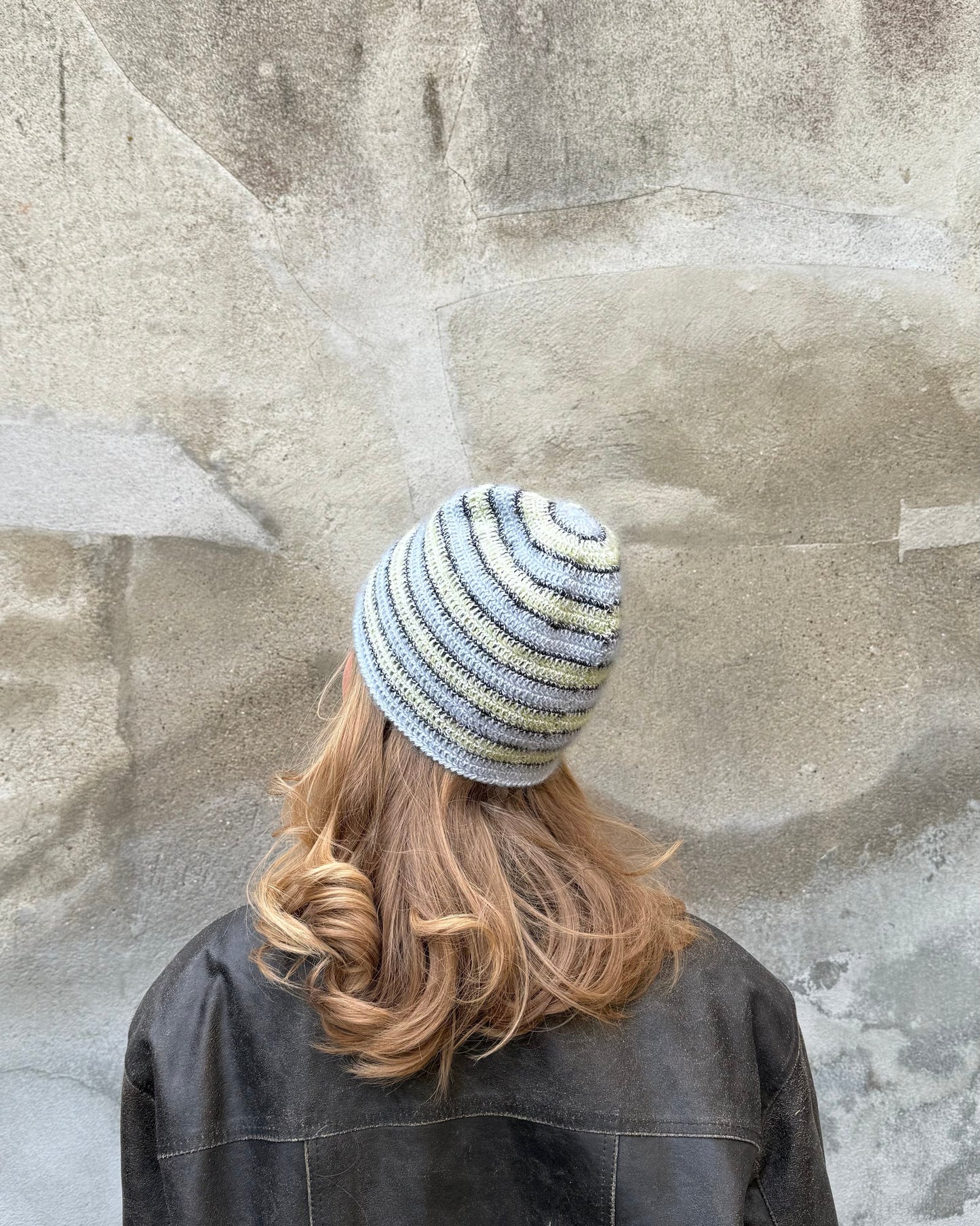 Striped beanie crochet pattern