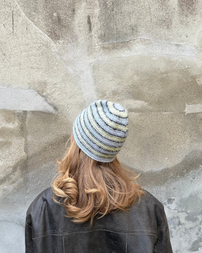 Striped beanie crochet pattern