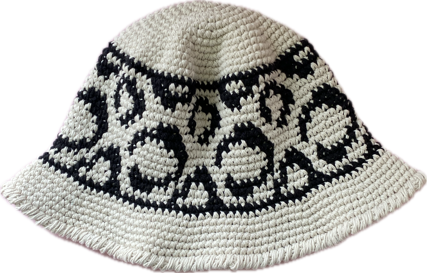 Leopard bucket hat crochet pattern