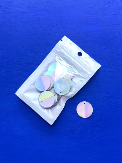 Folded round sequins (7 colorways)