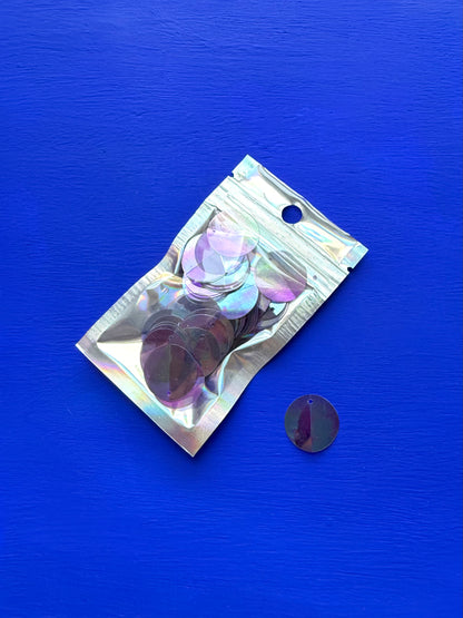 Folded round sequins (7 colorways)