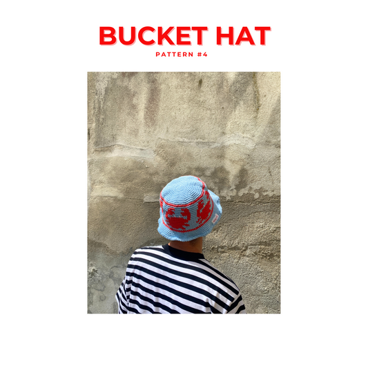 Crab bucket hat crochet pattern