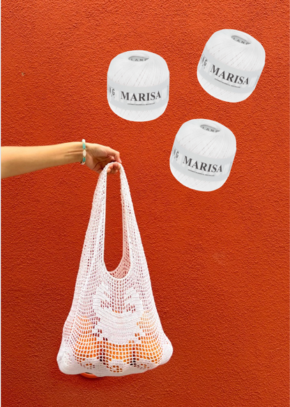 Crochet kit - Shoreline shopper (white)