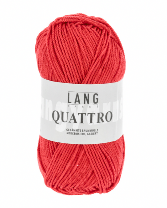 8/4 mercerised cotton - Tomato