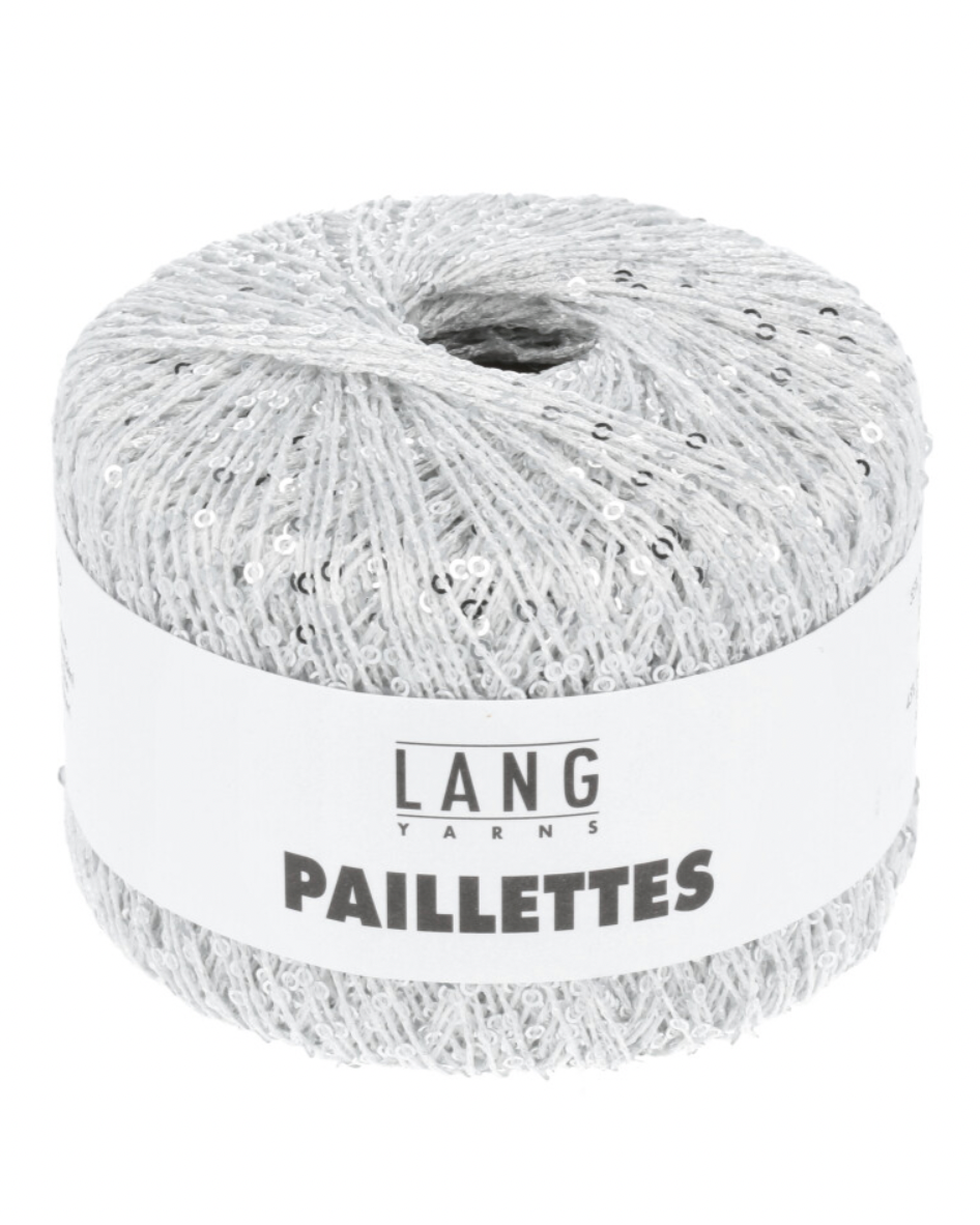 PAILLETTES - White/silver