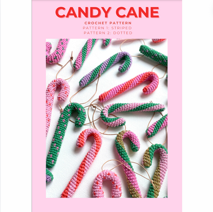 Candy cane crochet pattern