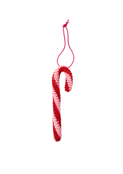 Candy cane ornament